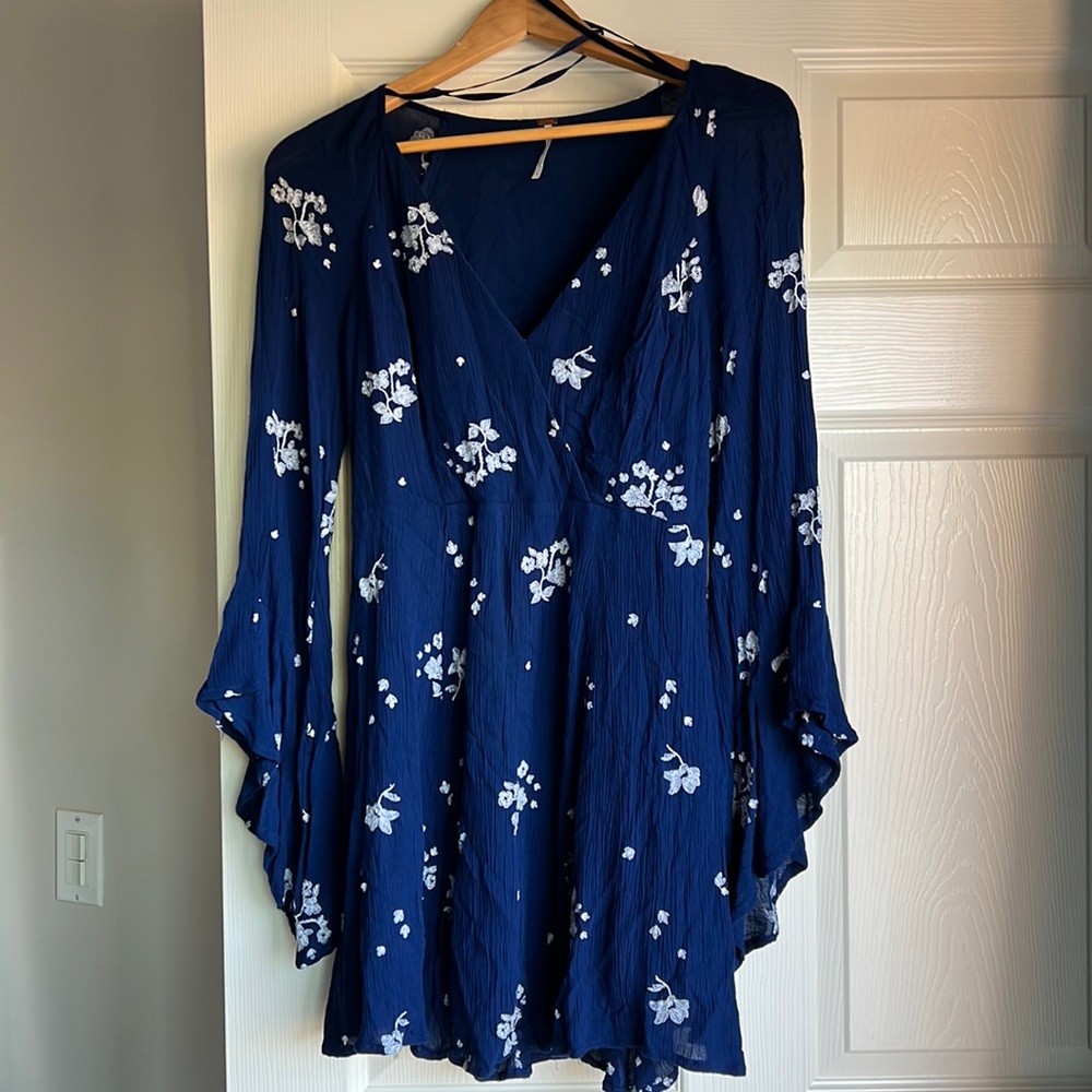 Free People Blue Dress